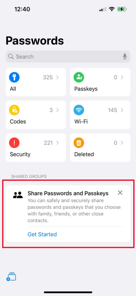 apple passwords app 18